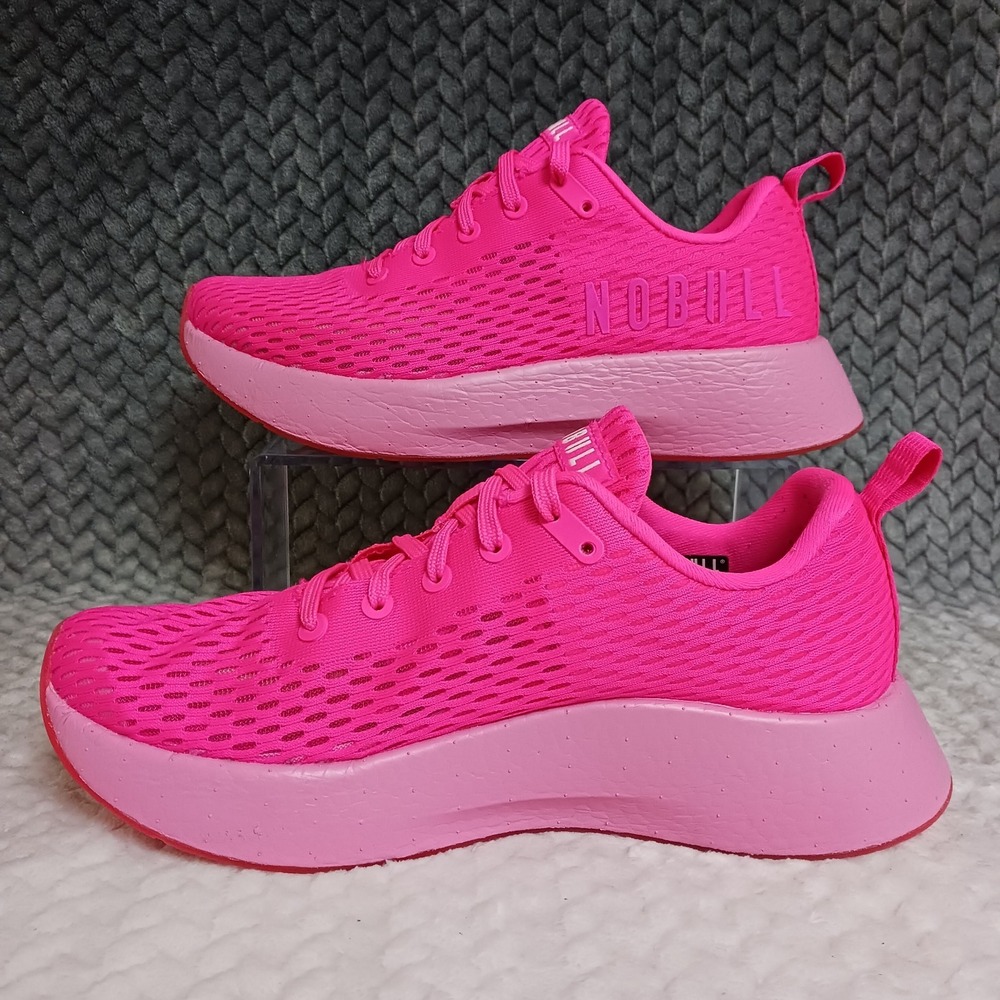 Nobull Journey Neon Pink Women's Training Running Sneakers Shoes Size 9.5 - Picture 2 of 14